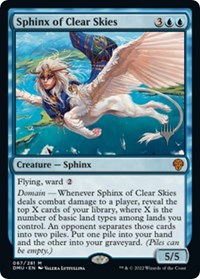 Sphinx of Clear Skies, Promo Pack: Dominaria United