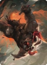 Furious Bellow Art Card, Art Series: Dominaria United