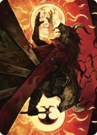Hurloon Battle Hymn Art Card, Art Series: Dominaria United