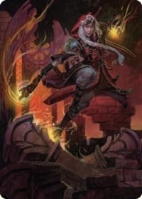Jaya, Fiery Negotiator Art Card (35/81), Art Series: Dominaria United