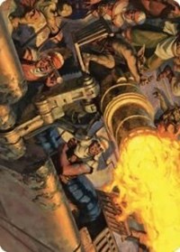 Mana Cannons Art Card, Art Series: Dominaria United