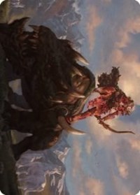 Meria's Outrider Art Card, Art Series: Dominaria United