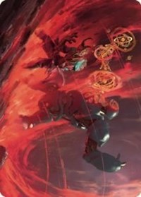 Twinferno Art Card, Art Series: Dominaria United