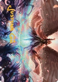 Iridian Maelstrom Art Card (Gold-Stamped Signature), Art Series: Dominaria United