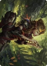Meria, Scholar of Antiquity Art Card, Art Series: Dominaria United