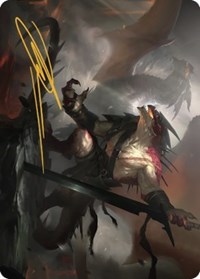 Rivaz of the Claw Art Card (Gold-Stamped Signature), Art Series: Dominaria United