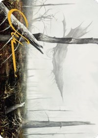 Swamp Art Card (Gold-Stamped Signature), Art Series: Dominaria United
