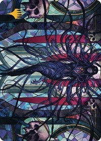 Braids, Arisen Nightmare Art Card (66/81) (Gold-Stamped Signature), Art Series: Dominaria United