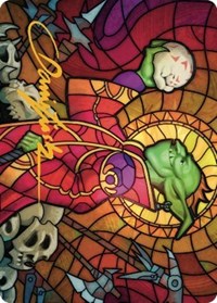 Squee, Dubious Monarch Art Card (Gold-Stamped Signature), Art Series: Dominaria United