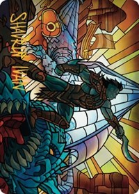 Astor, Bearer of Blades Art Card (Gold-Stamped Signature), Art Series: Dominaria United
