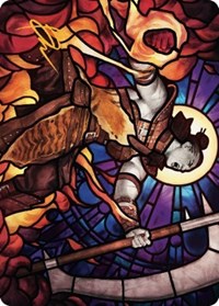 Garna, Bloodfist of Keld Art Card (Gold-Stamped Signature), Art Series: Dominaria United