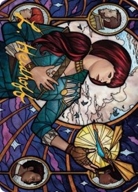 Jhoira, Ageless Innovator Art Card (Gold-Stamped Signature), Art Series: Dominaria United