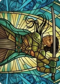 Shanna, Purifying Blade Art Card (77/81), Art Series: Dominaria United