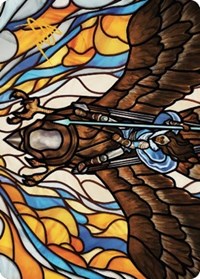 Tura Kennerud, Skyknight Art Card (Gold-Stamped Signature), Art Series: Dominaria United