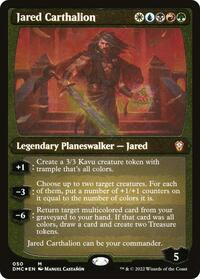 Jared Carthalion (Display Commander) - Thick Stock, Commander: Dominaria United