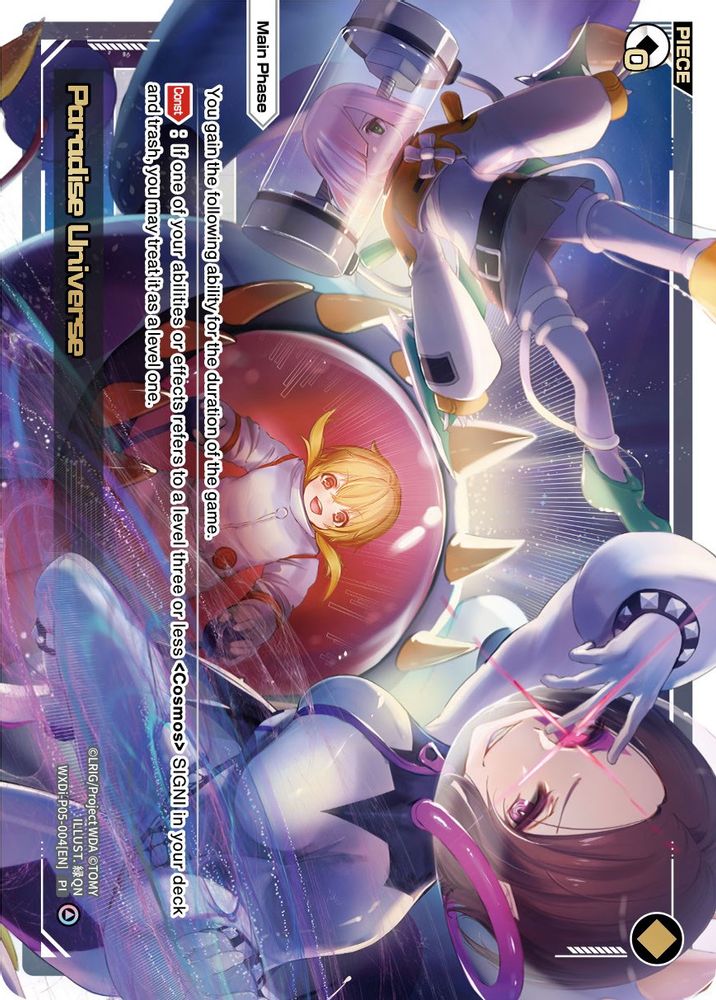 Paradise Universe, Foil, front