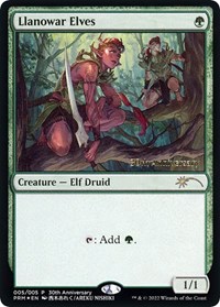 Llanowar Elves, 30th Anniversary Promos