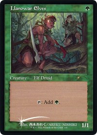 Llanowar Elves (Retro Frame), 30th Anniversary Promos