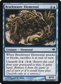 Brackwater Elemental, Conflux
