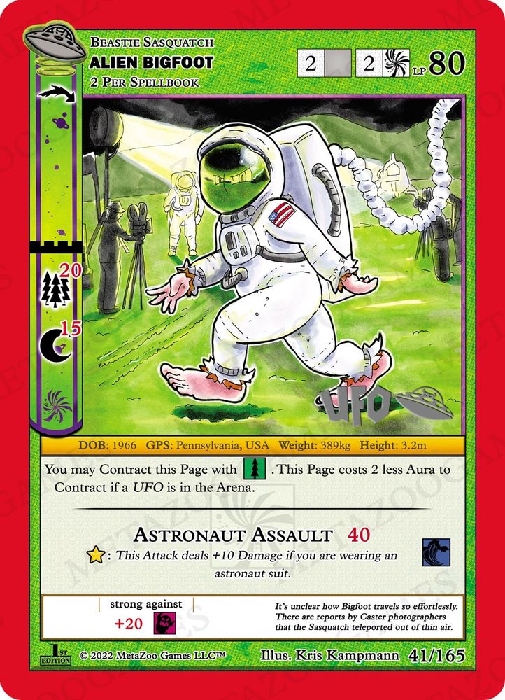 Alien Bigfoot, Standard, front