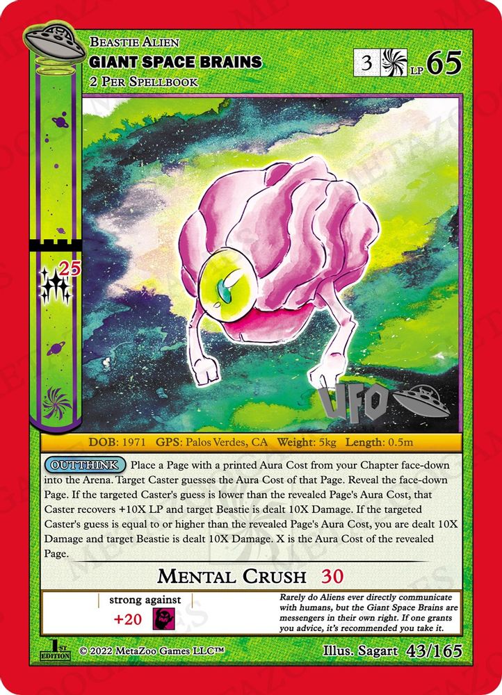 Giant Space Brains, Standard, front