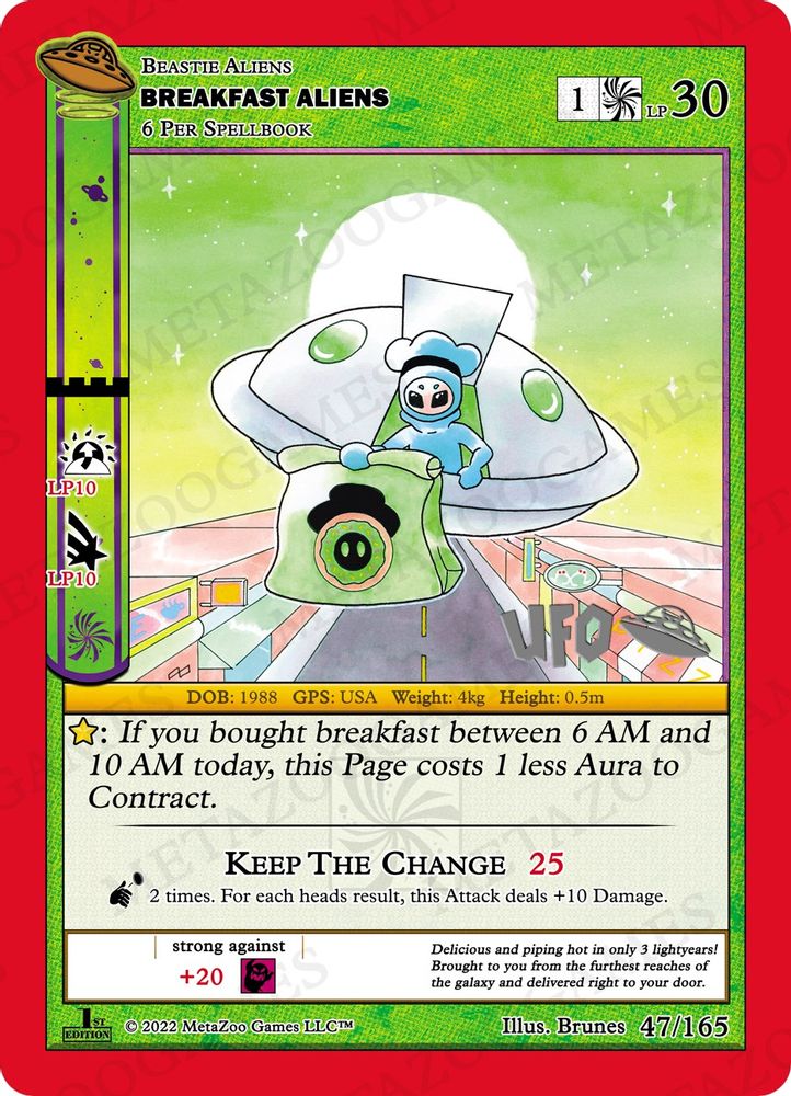 Breakfast Aliens, Standard, front
