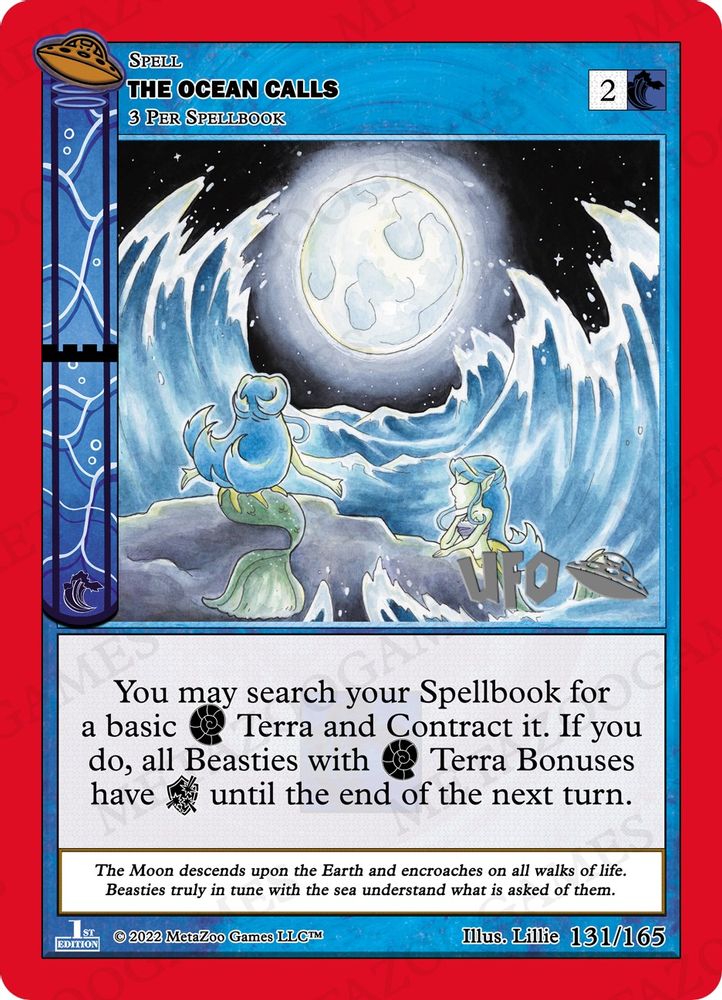 The Ocean Calls, Standard, front