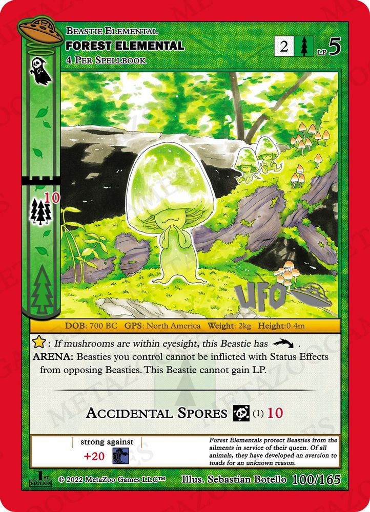 Forest Elemental, Standard, front