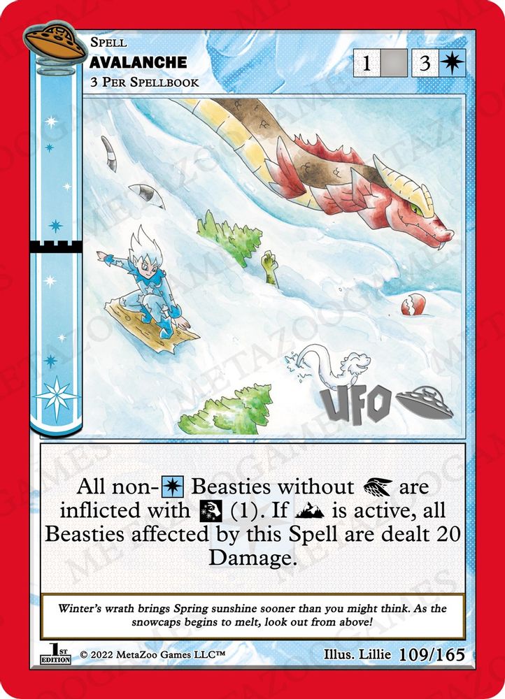 Avalanche, Standard, front