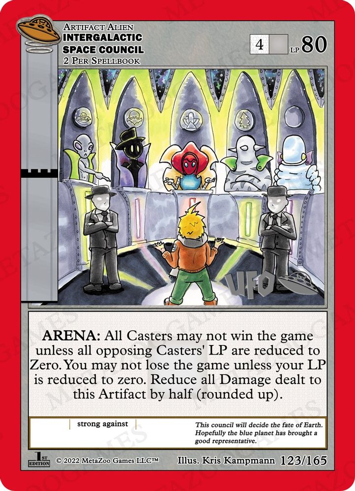 Intergalactic Space Council, Standard, front