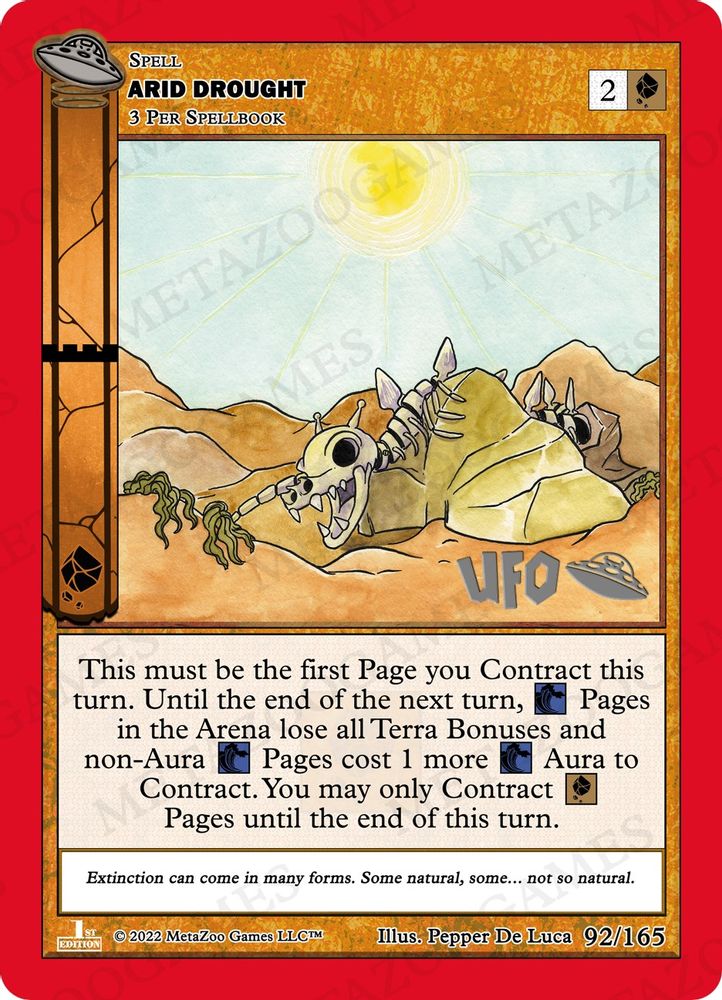 Arid Drought, Standard, front