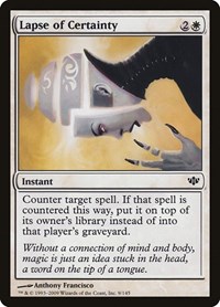 Lapse of Certainty, Conflux