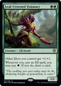 Leaf-Crowned Visionary, Promo Pack: Dominaria United