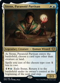 Stenn, Paranoid Partisan, Promo Pack: Dominaria United