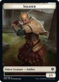 Soldier // Knight Double-Sided Token, Dominaria United