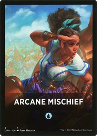 Arcane Mischief Theme Card, Dominaria United