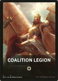 Coalition Legion Theme Card, Dominaria United