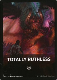 Totally Ruthless Theme Card, Dominaria United