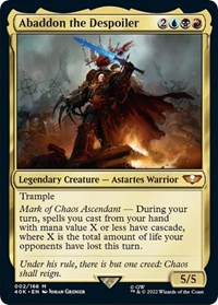 Abaddon the Despoiler (Surge Foil), Universes Beyond: Warhammer 40,000