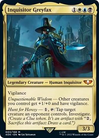 Inquisitor Greyfax (Surge Foil), Universes Beyond: Warhammer 40,000