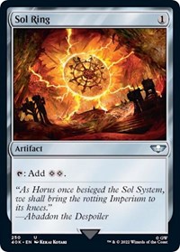 Sol Ring (250) (Surge Foil), Universes Beyond: Warhammer 40,000