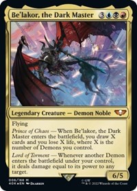 Be'lakor, the Dark Master (Surge Foil), Universes Beyond: Warhammer 40,000