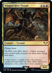 Winged Hive Tyrant (Surge Foil), Universes Beyond: Warhammer 40,000