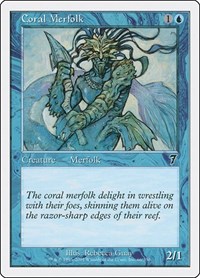 Coral Merfolk, 7th Edition