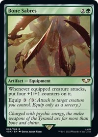 Bone Sabres (Surge Foil), Universes Beyond: Warhammer 40,000