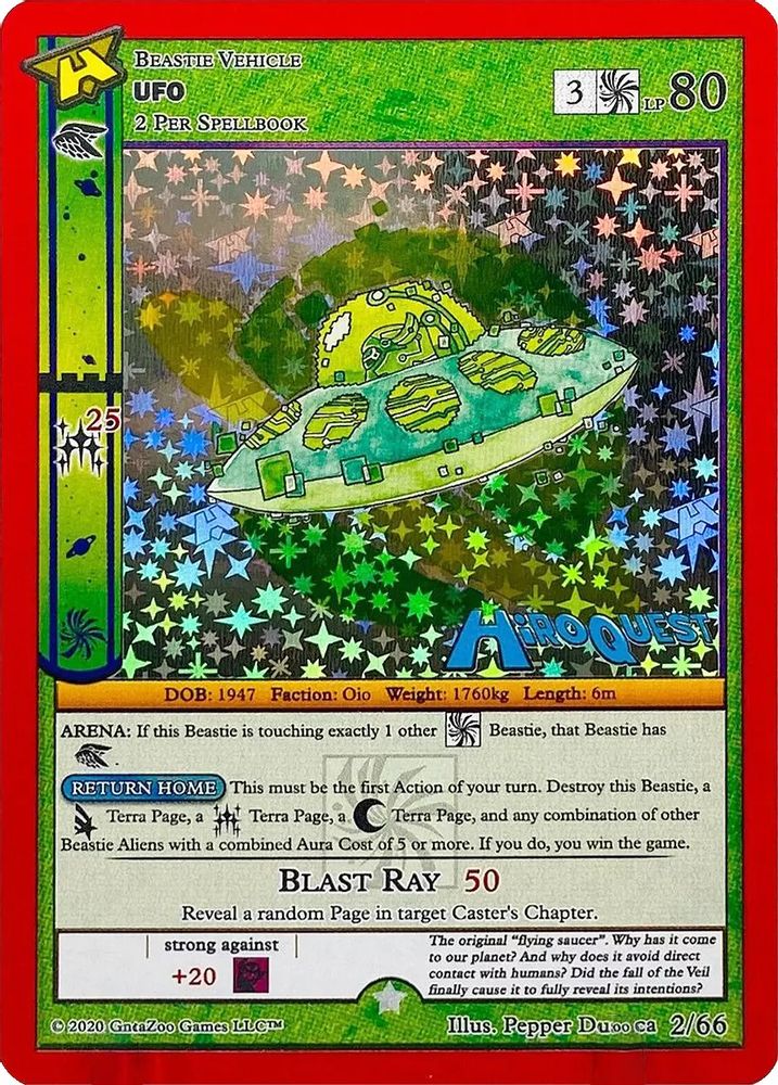 UFO, Holo, front