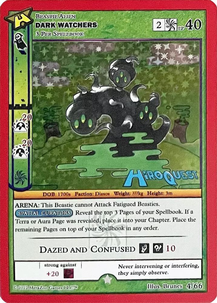 Dark Watchers, Standard, front