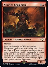 Aspiring Champion (Surge Foil), Universes Beyond: Warhammer 40,000