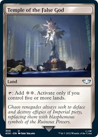 Temple of the False God (Surge Foil), Universes Beyond: Warhammer 40,000
