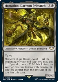 Mortarion, Daemon Primarch, Universes Beyond: Warhammer 40,000